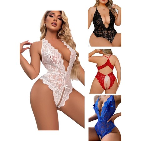 Le body Florentine en dentelle, une pièce qui sublime les courbes avec élégance et séduction.