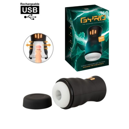 Masturbateur Gyroscopique vibrant et rechargeable USB-C incluse - Sophie Libertine Vannes