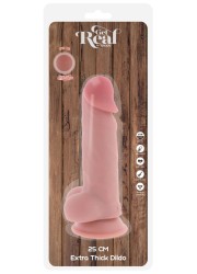 God ventouse dual density en TPE réaliste au touché - gode gros calibre