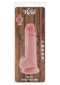 God ventouse dual density en TPE réaliste au touché - gode gros calibre