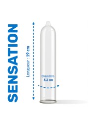 Préservatif de taille standard avec une matière très fine pour vous offrir un maximum de sensations