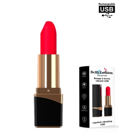 Vibromasseur en forme de rouge à lèvres - Petit, compact et discret en vente chez Sophie Libertine Vannes