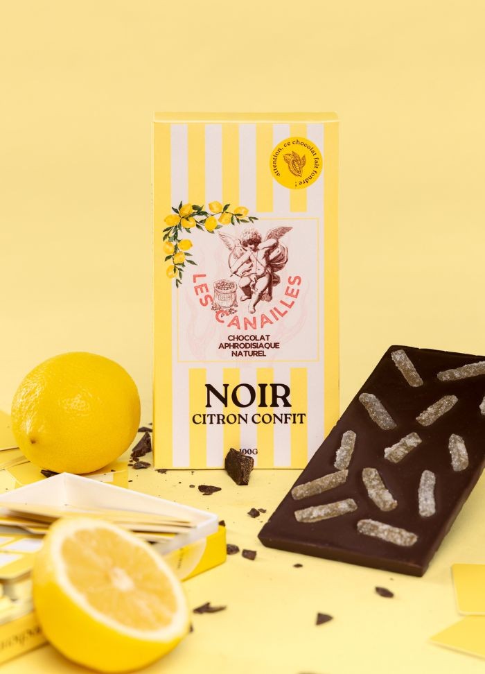 Les Canailles Chocolat aphrodisiaque au citron - Sophie Libertine Vannes