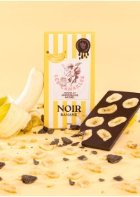 Les Canailles chocolat noir avec chips de banane - en vente chez Sophie Libertine Vannes