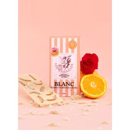 Les Canailles - Chocolat Blanc et orange confite en vente chez Sophie Libertine Vannes