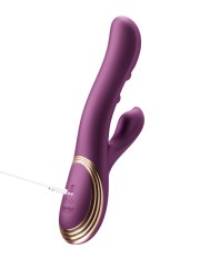 9 modes de vibrations, moteurs puissants et silencieux, silicone ABS - Sextoy connecté et rechargeable