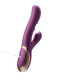 9 modes de vibrations, moteurs puissants et silencieux, silicone ABS - Sextoy connecté et rechargeable