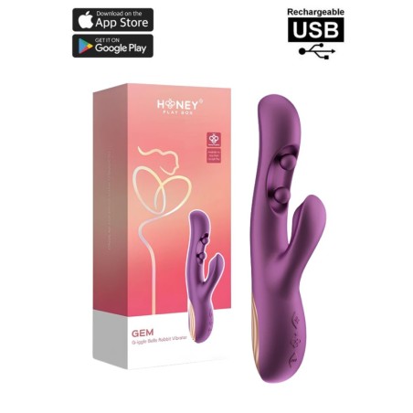 Honey play box - Sextoy pour femme Rabbit rechargeable et connecté pour femme - Sophie Libertine Vannes