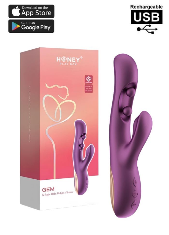 Honey play box - Sextoy pour femme Rabbit rechargeable et connecté pour femme - Sophie Libertine Vannes