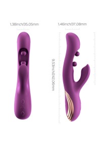 Dimension du Rabbit connecté Honey Play Box GEM avec billes de massage interne