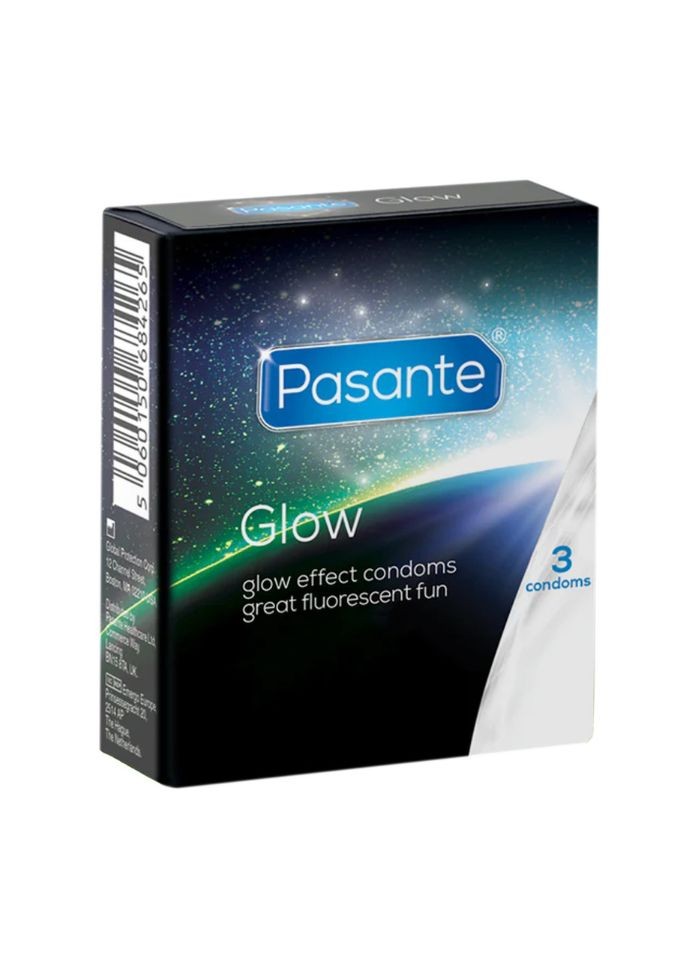 Pasante Préservatifs Glow en vente chez Sophie Libertine Vannes