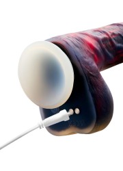 Gode ventouse rechargeable avec vibration, va et vient et application
