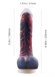 Gode ventouse de 22 cm qui fait du va et vient et qui est rechargeable avec application smartphone
