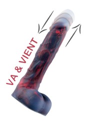 Gode ventouse de 22cm qui fait des va et vient en interne en vente chez Sophie Libertine Vannes