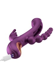 Vibromasseur connecté rechargeable avec triple stimulation pour cam girl - Sophie Libertine Vannes