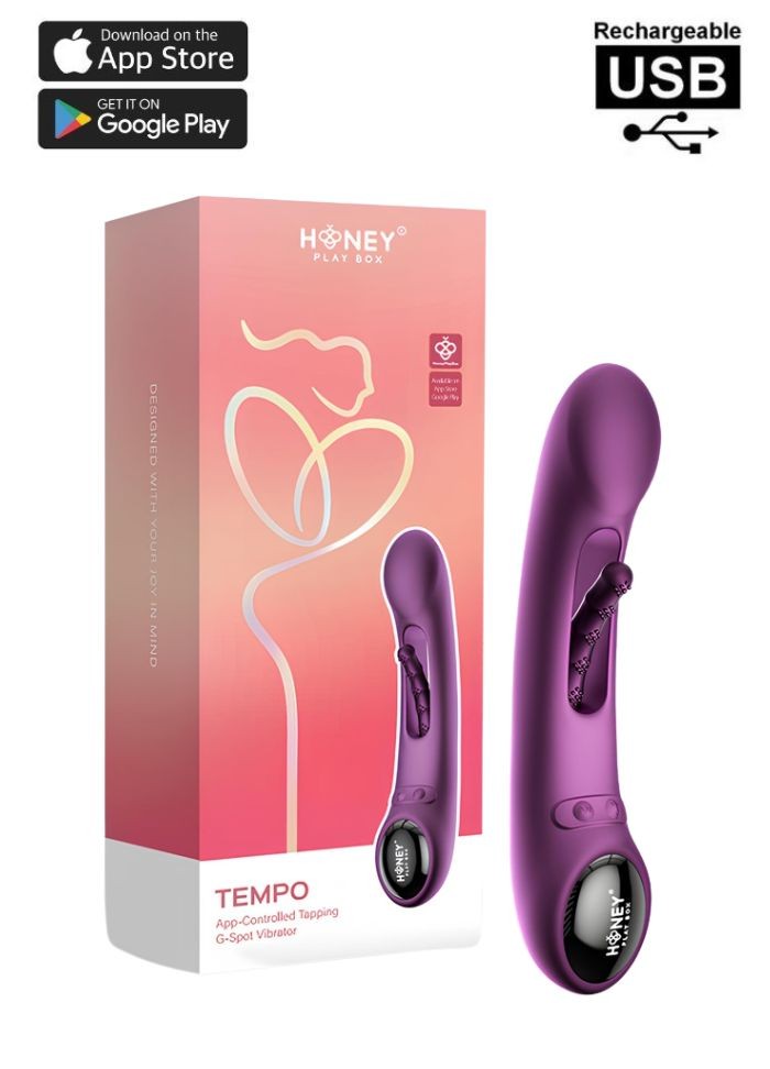 Vibromasseur nouvelle technologie TEMPO avec application smartphone pour cam girl
