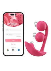 Vibromasseur pénétrant et externe avec contrôle a distance par application smartphone
