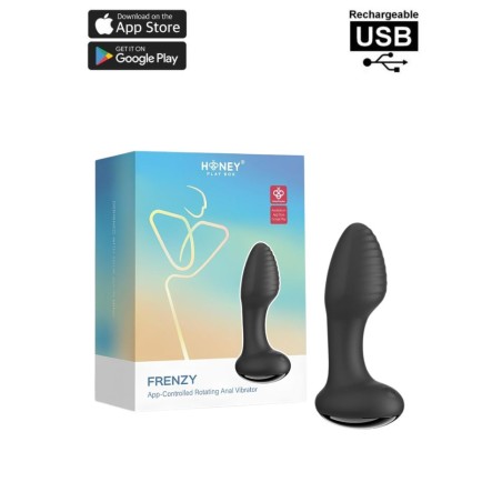 Honey play boy plug a rotation avec télécommande a distance par smartphone Sophie Libertine Vannes