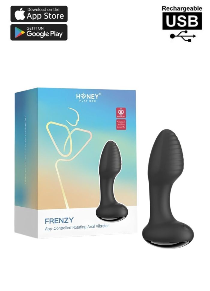Honey play boy plug a rotation avec télécommande a distance par smartphone Sophie Libertine Vannes