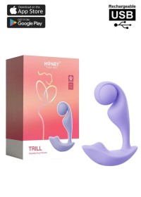 Stimulateur double avec partie pénétrante et externe - Télécommandé par application Smartphone - Sophie Libertine Vannes