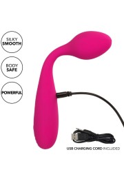 Présentation de la recharge USB et du bouton de commande intuitif.