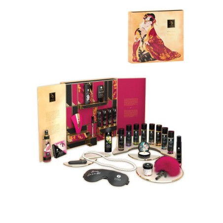 Shunga - Calendrier de l'Avent avec des gels de stimulation et des huiles de massage