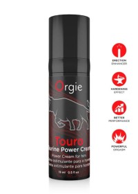Crème tonifiante masculine  ORGIE Touro – performance et vitalité naturelle.