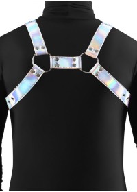 Harnais masculin - Larges lanières harnais de poitrine - Sophie Libertine Vannes