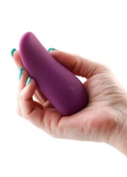 Mini vibromasseur en galet violet avec la pointe souple - Sophie Libertine Vannes