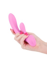 Vibromasseur souple pour femme avec stimulation interne et externe - Sophie Libertine