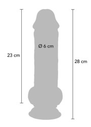 Gode ventouse de 6 cm de large - en vente chez Sophie Libertine