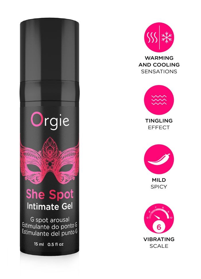 Gel de stimulation intensifiant pour le point G en vente chez Sophie Libertine Vannes