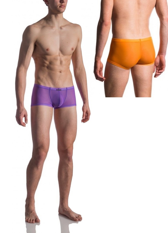 Boxer Manstore pour homme coloris orange ou violet en vente chez Sophie Libertine Vannes
