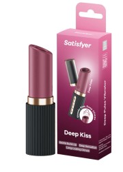 Satisfyer Deep Kiss - stimulateur puissant 30 intensités pour une montée en plaisir progressive