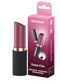 Satisfyer Deep Kiss - stimulateur puissant 30 intensités pour une montée en plaisir progressive