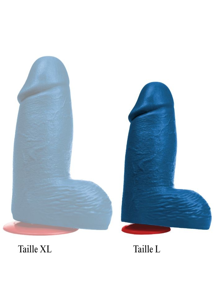 Gode ventouse taille L - Longueur de 17 cm avec un diamètre large de 8.8cm