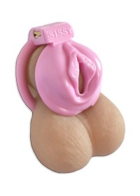 Cage de chasteté masculin en forme de vagin en vente à la boutique Sophie Libertine Vannes