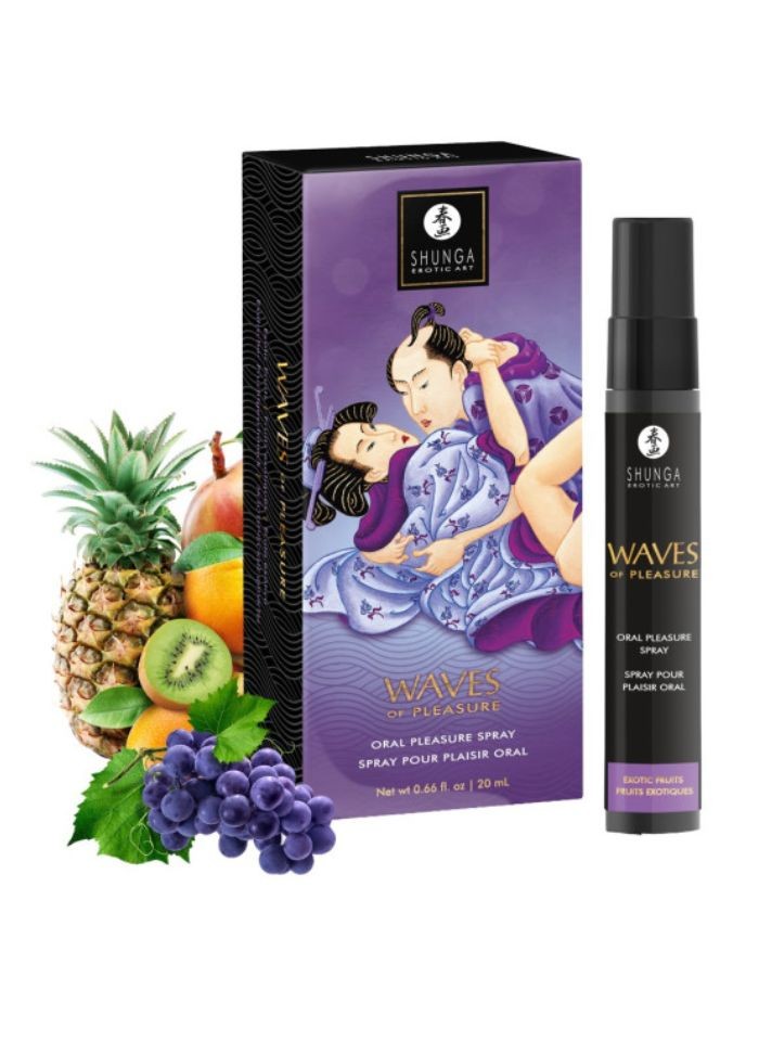 Shunga gout fruits exotiques ce spray activateur offre des sensations pendant le sexe oral