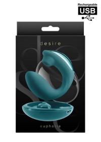 Sextoy rechargeable pour femme - gamme Desire - Modèle double stimulation Euphoria