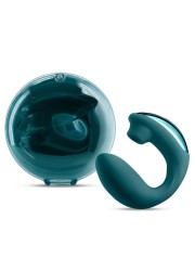 Vibromasseur double avec stimulation du clitoris par air pulsé en vente chez Sophie Libertine Vannes