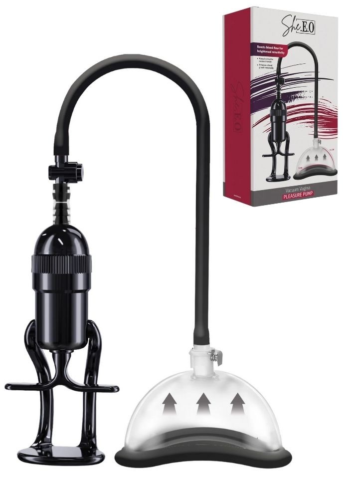 Pompe vaginale manuelle pour aspirer la vulve et donner plus de sensations pendant les rapports