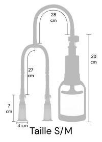 aspire pour augmenter la taille et sensibilisé les petits tétons taille S/M - sophie libertine