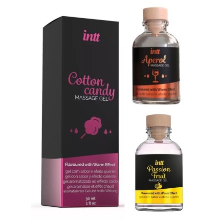 Huile de massage gourmande de la marque Intt - effet chaud - Sophie Libertine Vannes