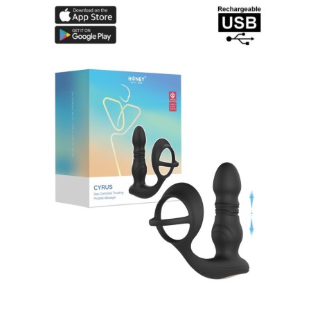 Plug anal en silicone avec stimulateur qui fait va-et-vient - Sophie Libertine Vannes