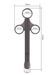 Dimension de la seringue a lubrifiant FIST vendu chez Sophie Libertine Vannes