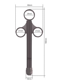 Dimension de la seringue a lubrifiant FIST vendu chez Sophie Libertine Vannes