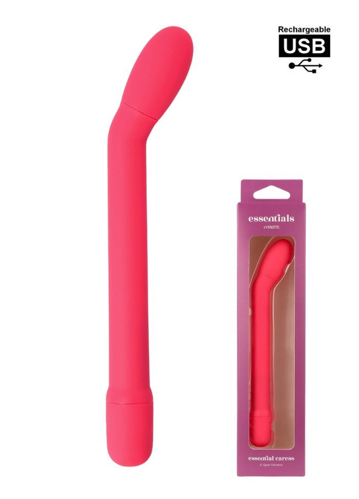 Vibromasseur fin et incurvé - sextoy pénétrant pour rééducation périnée et vaginisme