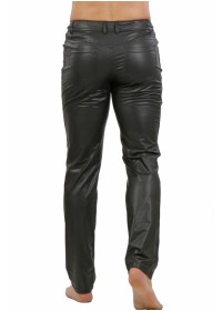 Pantalon wetlook noir moulant pour homme effet mat sexy - Sophie Libertine
