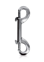 Double mousqueton en métal pour attacher des menottes en vente chez Sophie Libertine Vannes