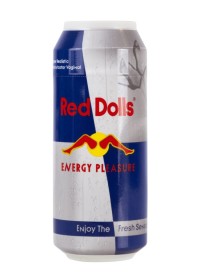 Masturbateur masculin Alive Red Dolls présenté sous forme de canette discrète.